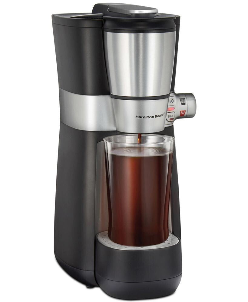 Hamilton Beach convenient Craft Single-Serve Rapid Cold Brew & Hot Coffee Maker