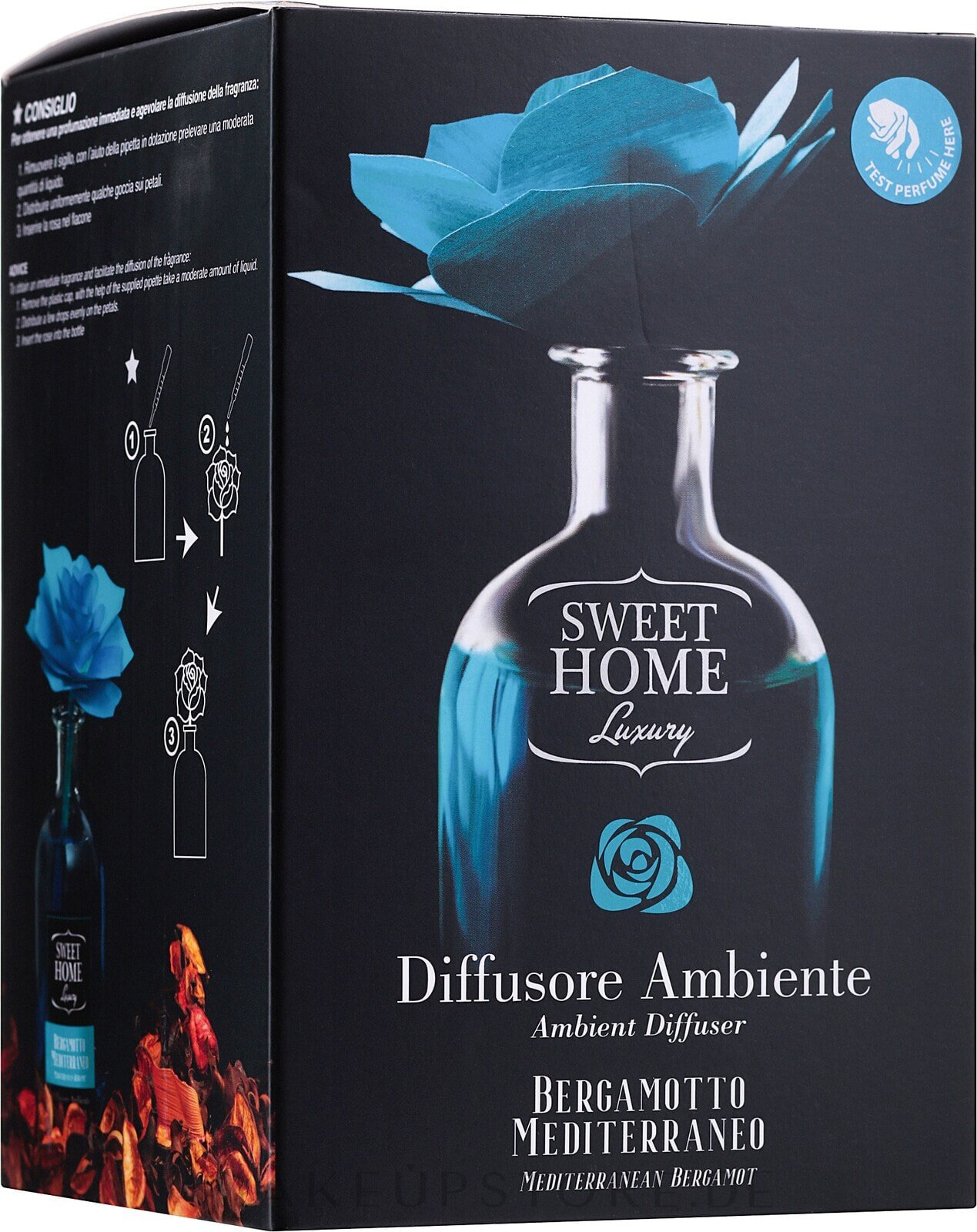 Aroma-Diffusor mit Duftblume Mediterrane Bergamotte - Sweet Home Collection Mediterranean Bergamot