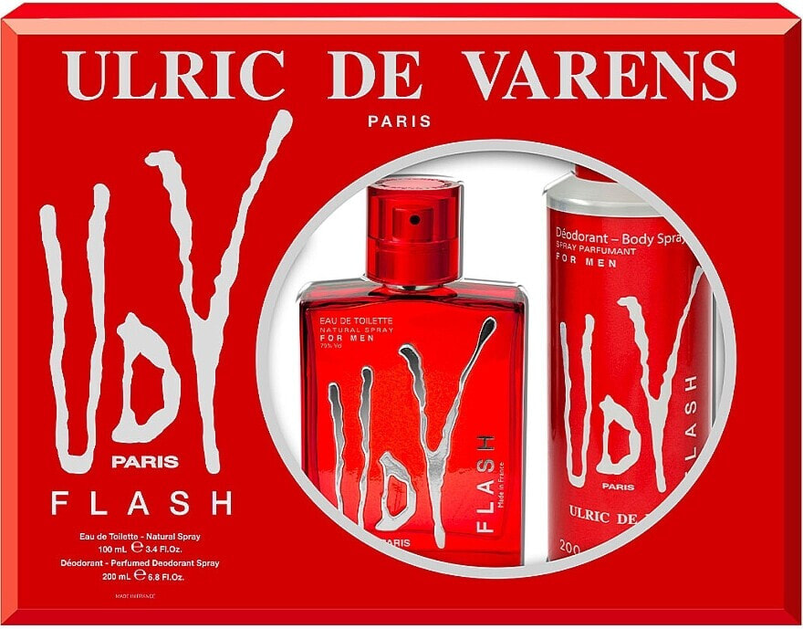 Ulric de Varens UDV Flash - Duftset (Eau de Toilette 100ml + Deospray 200ml)