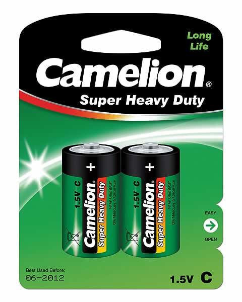 Camelion R14P-BP2G Батарейка одноразового использования C Угольно-цинковой 10000214