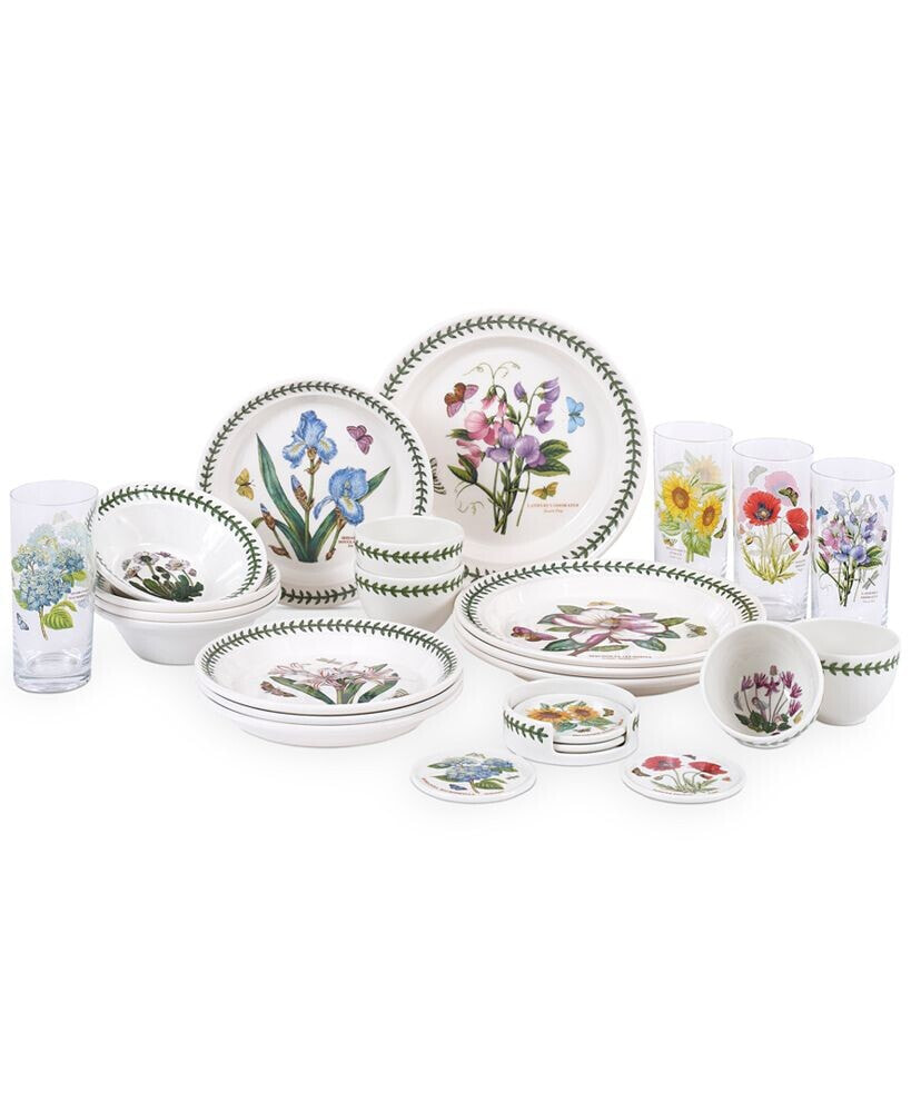 Portmeirion botanic Garden 25-Pc. Dinnerware Set, Service for 4, Created for Macy's