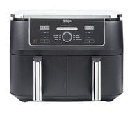 SharkNinja Ninja AF400EU - Hot air fryer - 9.5 L - Double - Black - Rotary - Touch - Stand-alone