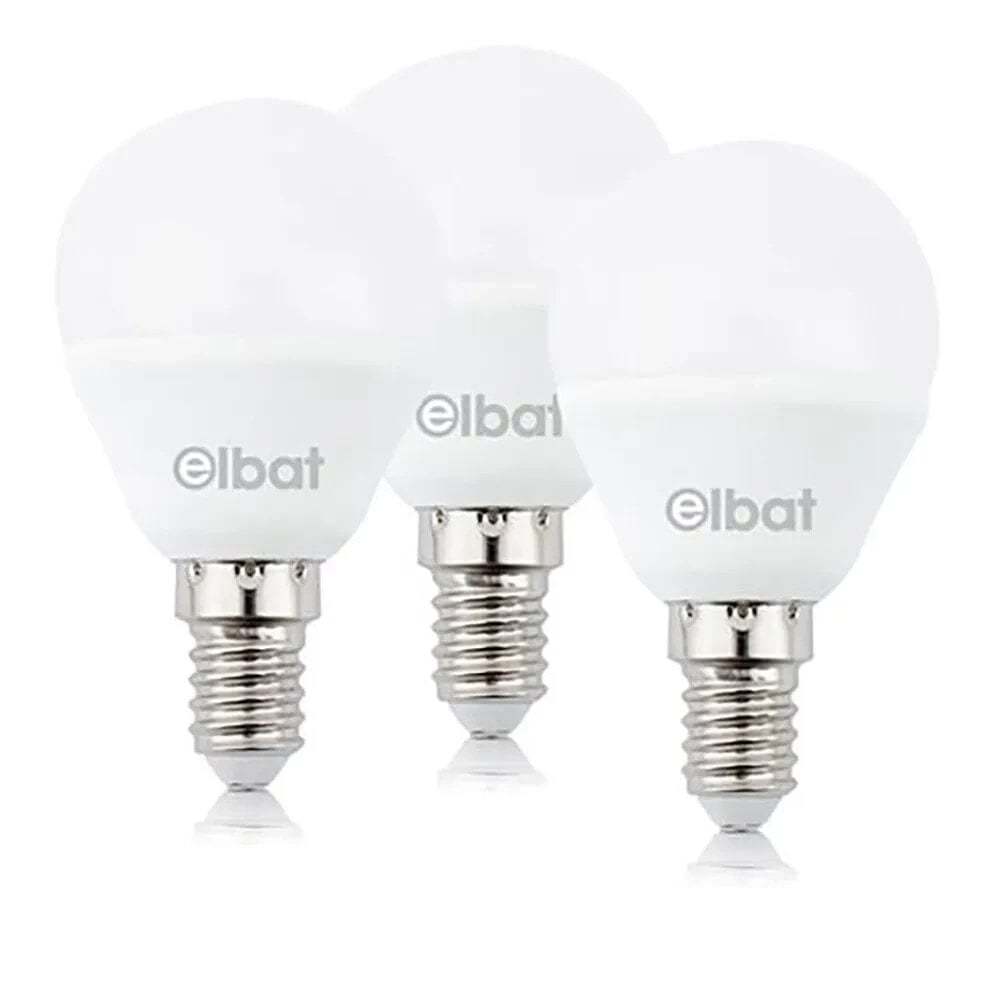 ELBAT LED G45 6W E14 Pack LED Bulb 3 Units