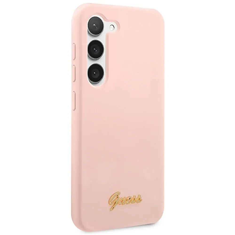 GUESS GUHCS23MLSLMGPP S23+ S916 Silicone phone case