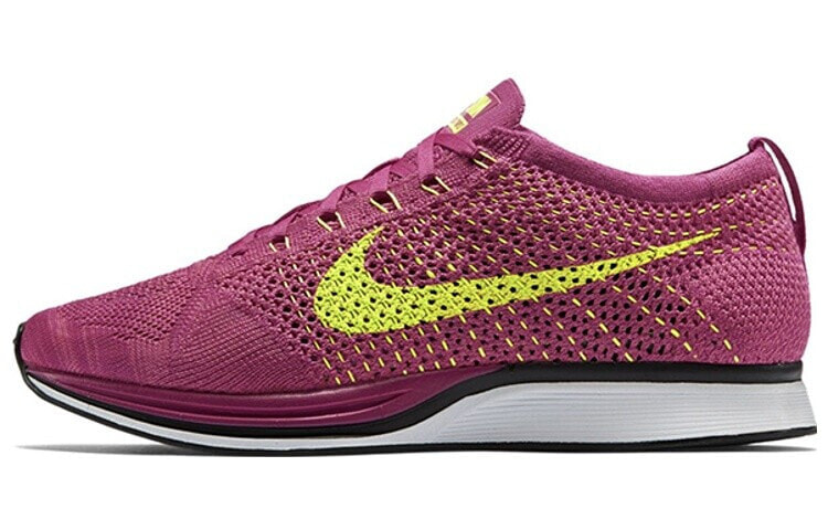 Nike Flyknit Racer Fireberry 低帮 跑步鞋 男女同款 暗紫色 / Кроссовки Nike Flyknit Racer Fireberry 526628-607