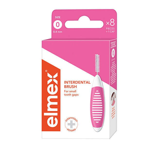 Зубная нить или ершик ELMEX Interdental brush ISO 0 - 0.4 mm 8 pcs
