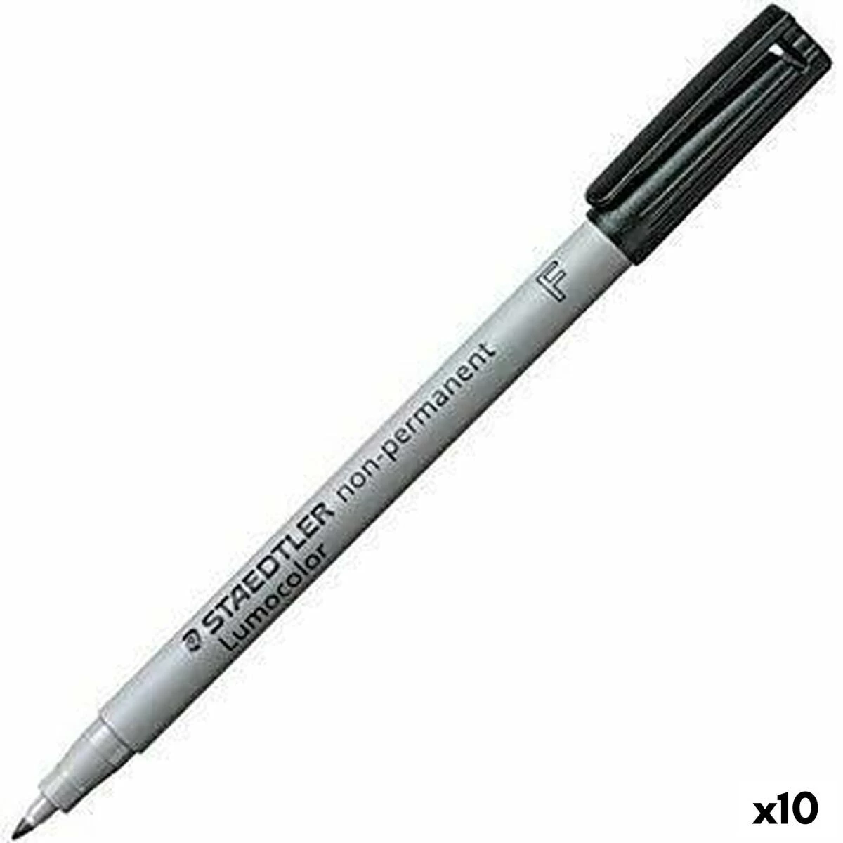 Marker pen/felt-tip pen Staedtler Lumocolor 316F Black (10 Units)