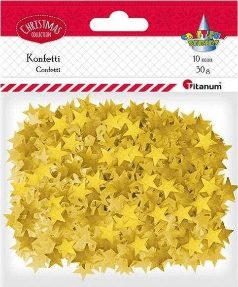 Titanum Confetti stars 30g gold