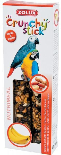 Zolux Crunchy Stick parrot peanut / banana 115 g