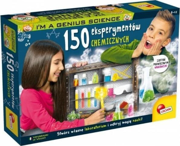 Lisciani Im A Genius Science Kit 150 chemical experiments