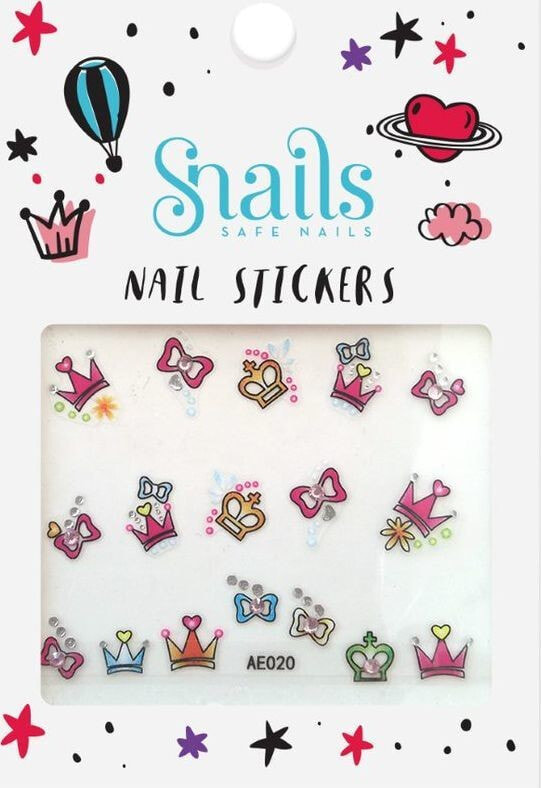 Snails Naklejki na paznokcie Perfect Princess dla dziewczynek