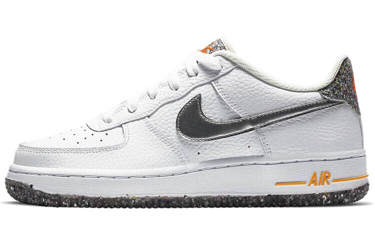 Nike Air Force 1 Low Crater 泼墨 低帮 板鞋 GS 白银 / Кроссовки Nike Air Force 1 Low Crater GS DB1558-100