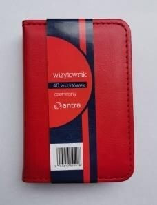 Antra Single frame 40 red business card holder