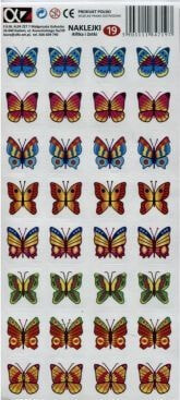 Alfa-Zet 7 Stickers 19 Butterflies (237213)
