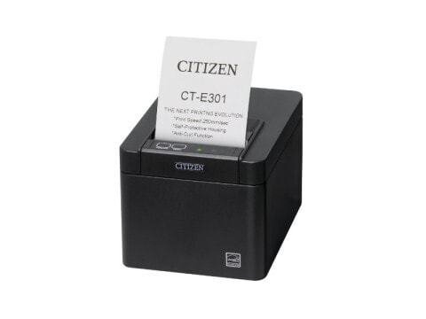 Citizen CT-E301 Printer USB only Black - POS printer - Thermal Transfer