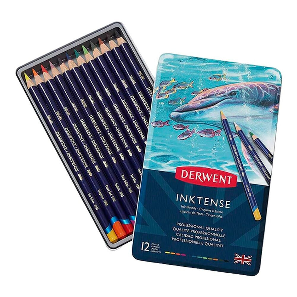 DERWENT Metallic Box Inktense Pencil 12 Units