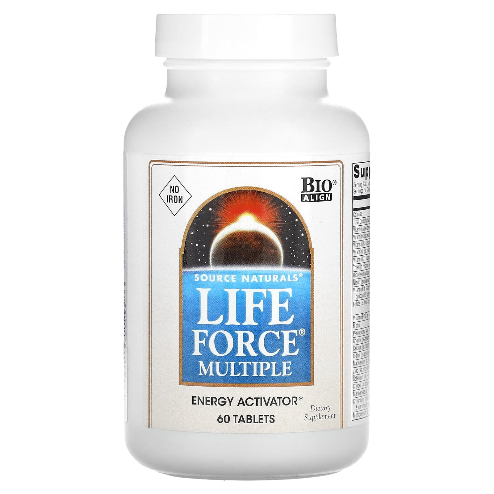 Source Naturals, Life Force Multiple, без железа, 180 таблеток