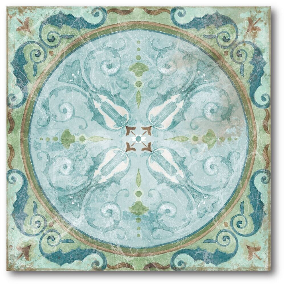 Courtside Market antique Tile Gallery-Wrapped Canvas Wall Art - 16