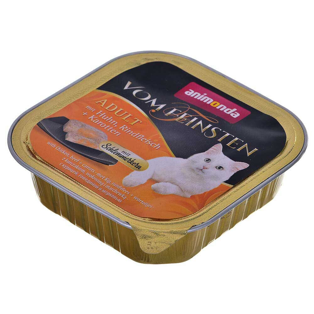 ANIMONDA Vom Feinsten Classic Chicken Beef And Carrot 100g Wet Cat Food