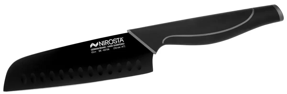 NIROSTA Santokumesser 16 cm Edelstahl