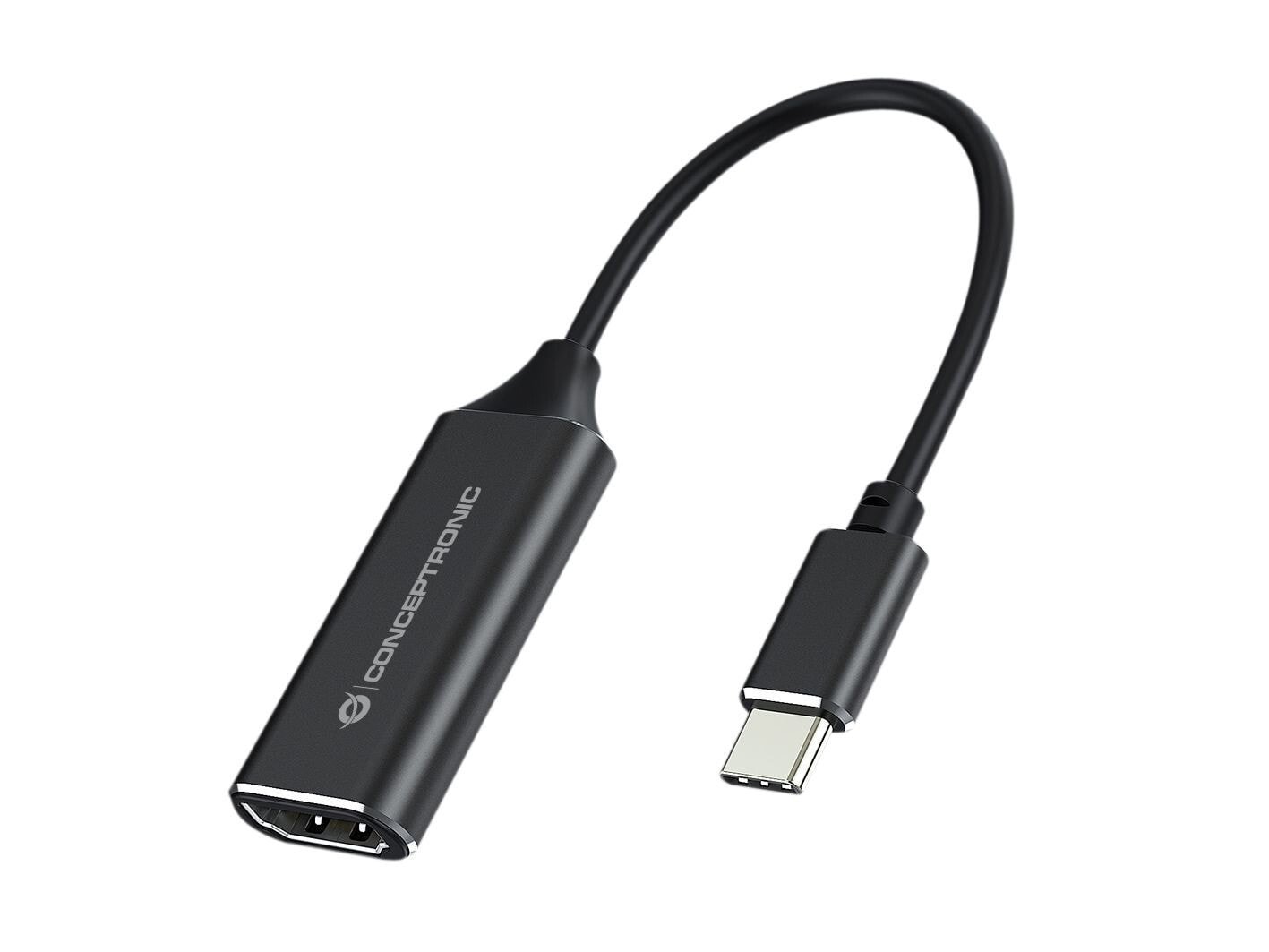 Conceptronic ABBY03B видео кабель адаптер HDMI Тип A (Стандарт) USB Type-C Черный