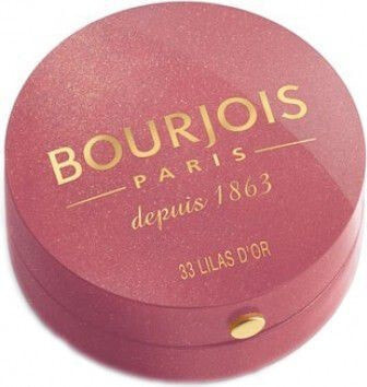Bourjois Little Round Pot Blusher 33 - Lilas Компактные румяна 2,5 г + кисточка