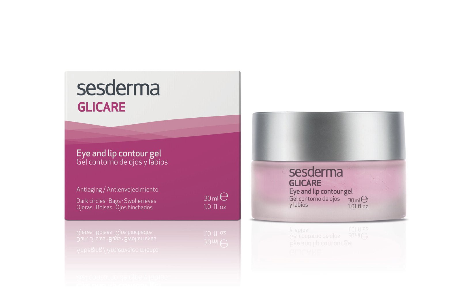 Sesderma Glicare Eye and Lip Contour Gel Антивозрастной увлажняющий гель для кожи вокруг глаз и губ 30 мл