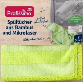 Spültücher aus Bambus und Mikrofaser, 2 St