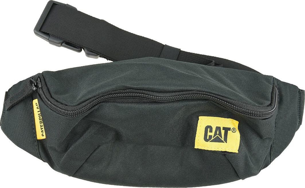 Мужская поясная сумка текстильная зеленая повседневная Caterpillar BTS Waist Bag 83734-01 czarne One size