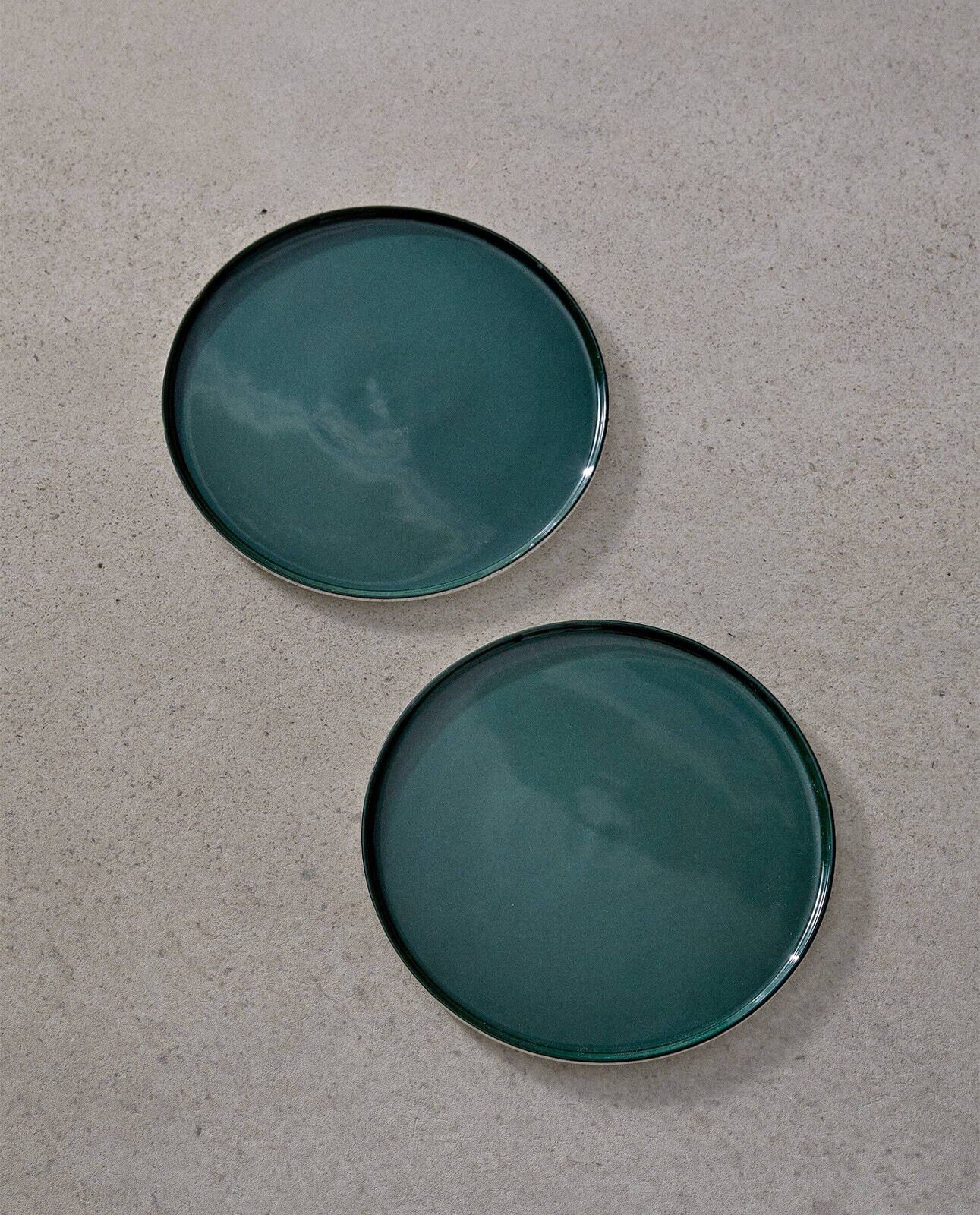 Set of 2 - plate m