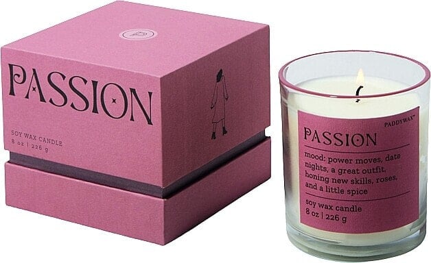 Duftkerze im Glas - Paddywax Mood Candle Passion Saffron Rose