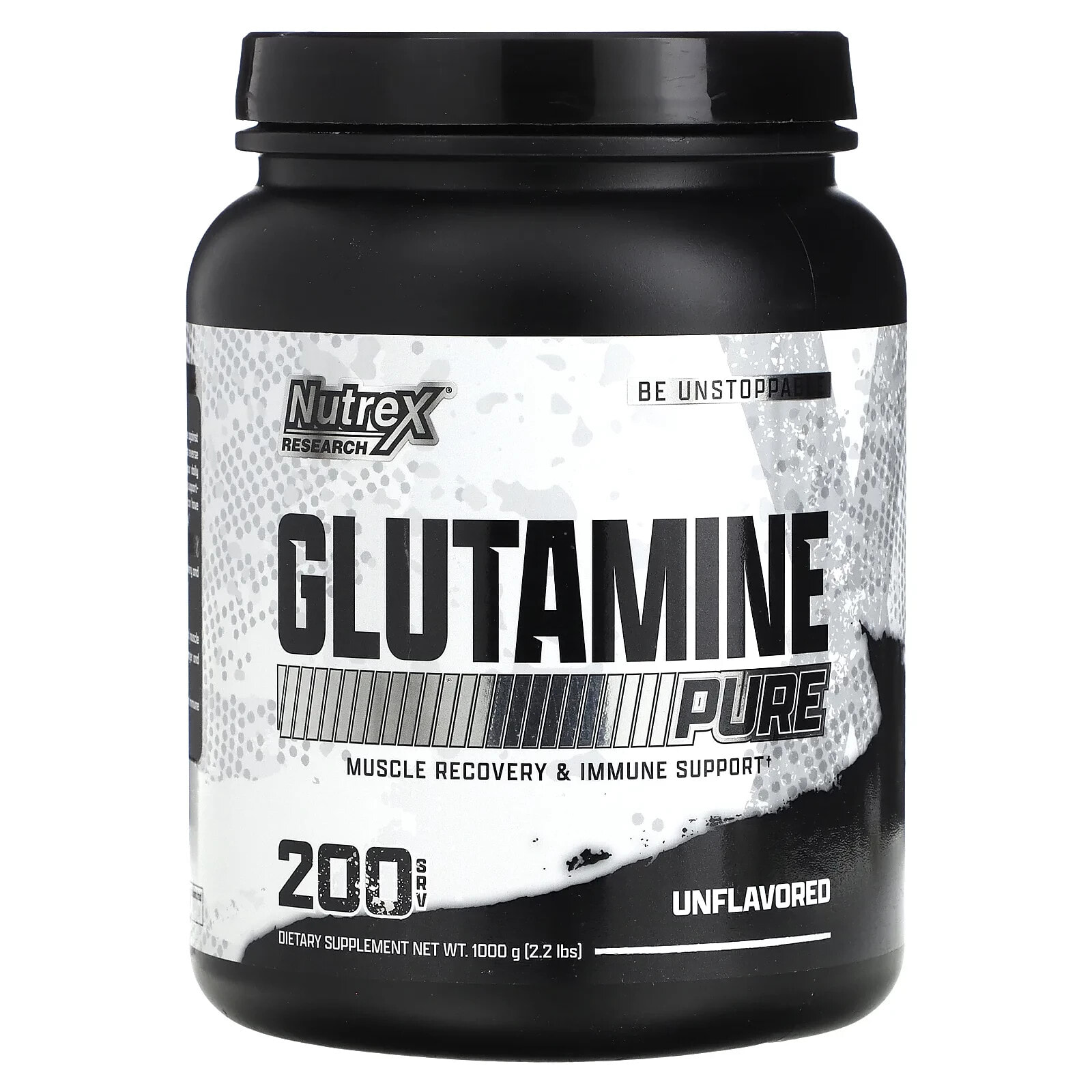 Glutamine Pure, Unflavored, 2.2 lbs (1,000 g)