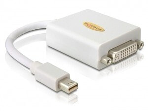 DeLOCK Adapter mini Displayport / DVI FM mini Displayport 20-pin M DVI 24+5 pin FM Белый 65129