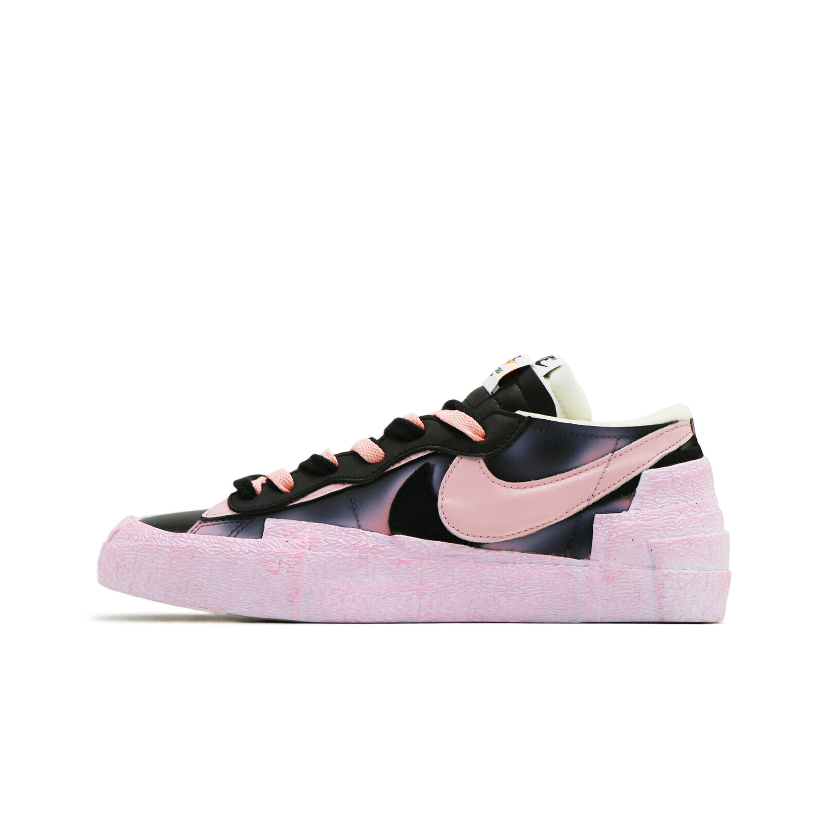 【定制球鞋】 Sacai x Nike Blazer Low 蒸汽木偶 堕落天使 解构 小众高级 低帮 板鞋 男女同款 黑粉 / Кроссовки Nike Sacai x Nike Blazer Low DM6443-001