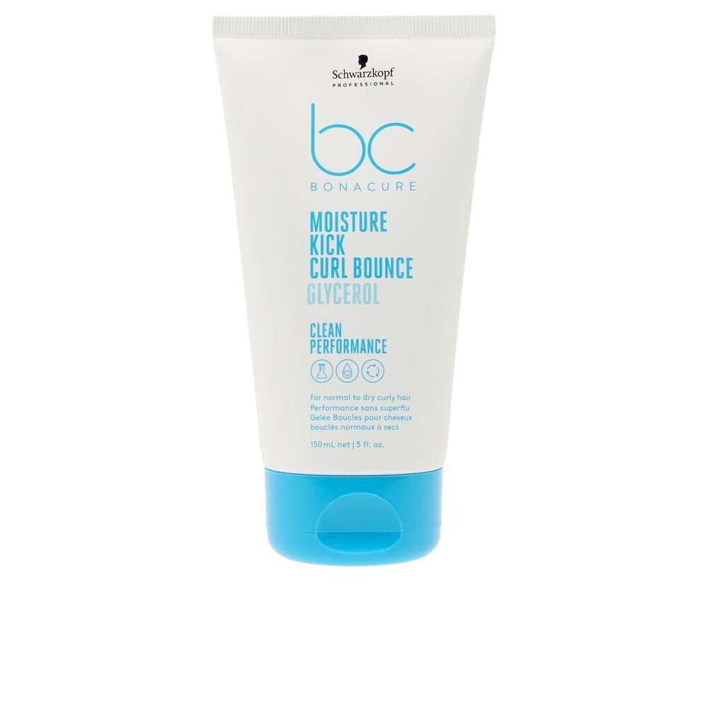 Schwarzkopf BC Moisture Kick Glycerol Curl Bounce Несмываемый увлажняющий крем с глицерином для формирования упругих локонов, для непослушных вьющихся волос 150 мл