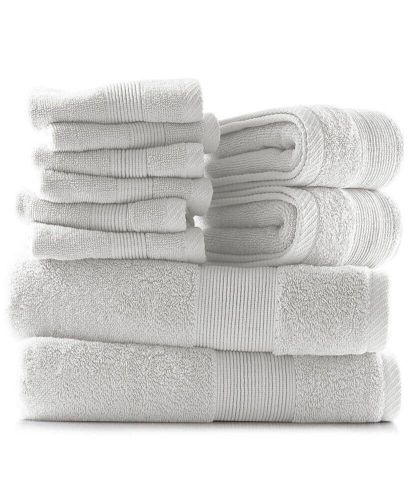 Hearth & Harbor bath Towel Collection, 100% Cotton Luxury Soft 10 Pc Set