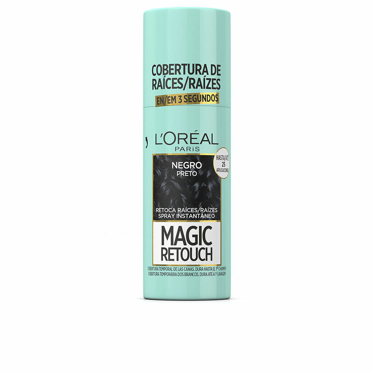Temporary Corrector Spray for Roots L'Oréal Paris Magic Retouch Black 75 ml