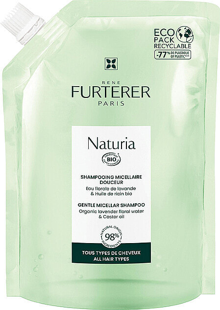 Extra schonendes Mizellen-Shampoo für die tägliche Anwendung - Rene Furterer Naturia Gentle Micellar Shampo (Doypack)