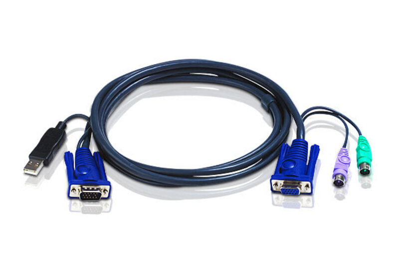 Aten 2L5502UP KVM кабель 1,8 m Черный 2L-5502UP