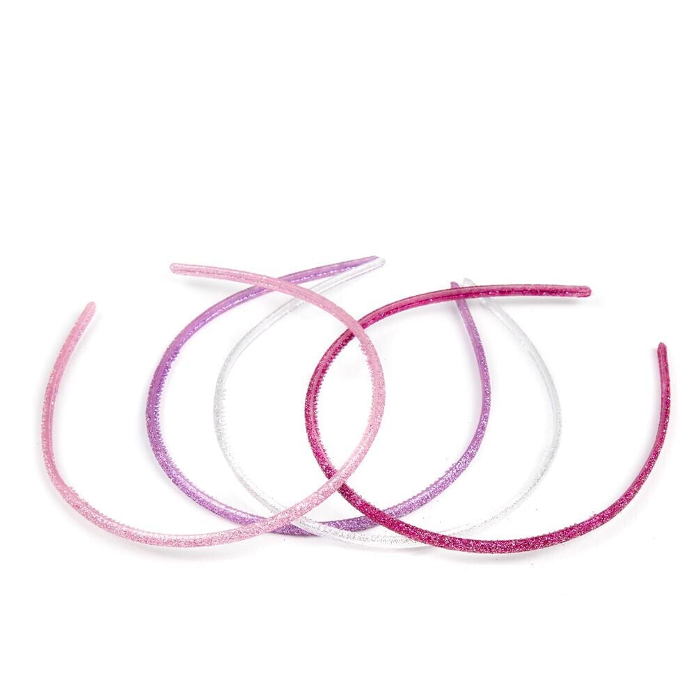 THIN PURPURINE HEADBANDS SET 4 pcs