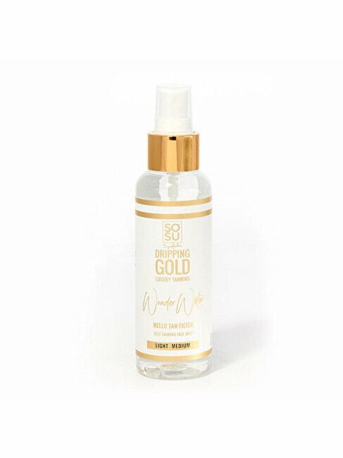 Self-tanning face mist Dripping Gold Wonder Water Light/Medium 100 ml