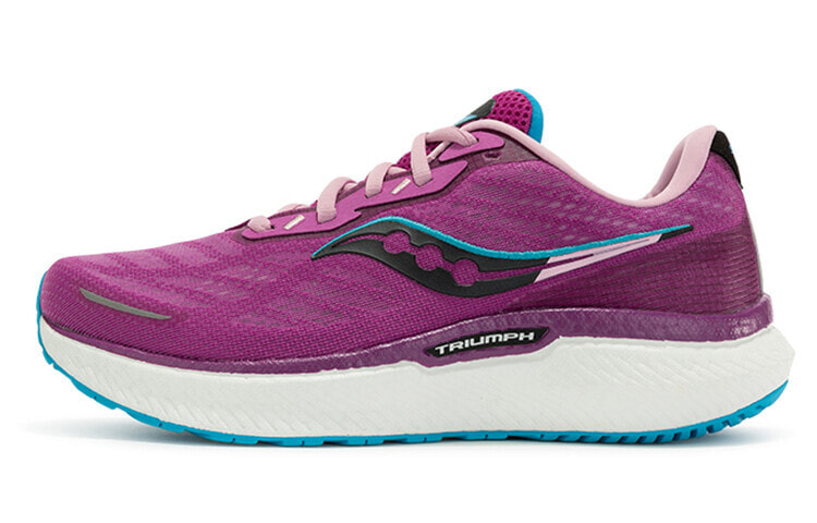 Saucony Triumph 系列 缓震 透气 低帮 跑步鞋 女款 紫色 / Кроссовки Saucony Triumph S10678-30