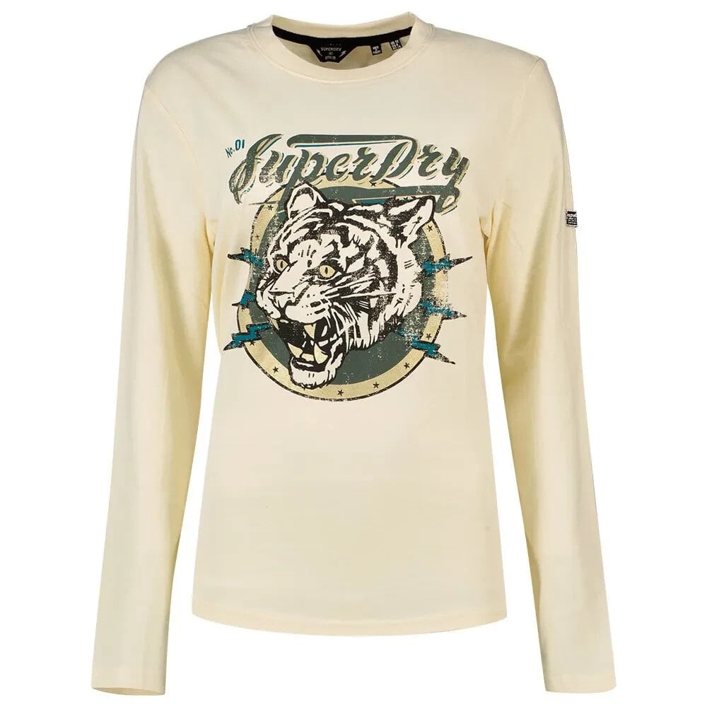 SUPERDRY Vintage Boho Graphic Long Sleeve T-Shirt