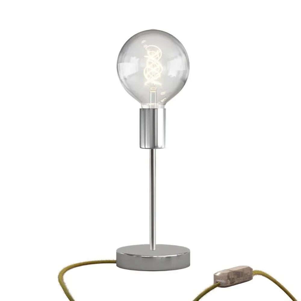 CREATIVE CABLES Alzaluce Globo metal table lamp with 2-pole plug - dimmer