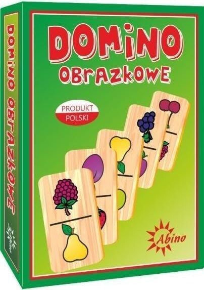 Логическая игра для детей Abino Domino obrazkowe owoce ABINO
