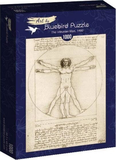 Bluebird Puzzle Puzzle 1000 Człowiek Witruwiański, Leonardo da Vinci