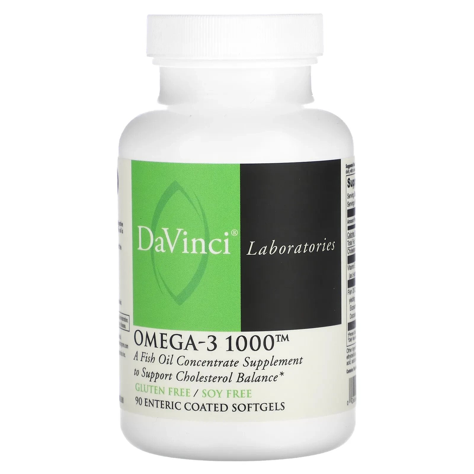 Omega-3 1000, 90 Enteric Coated Softgels