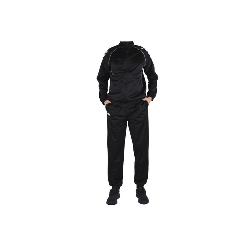 Мужской спортивный костюм черный Kappa Ephraim Training Suit M 702759-19-4006