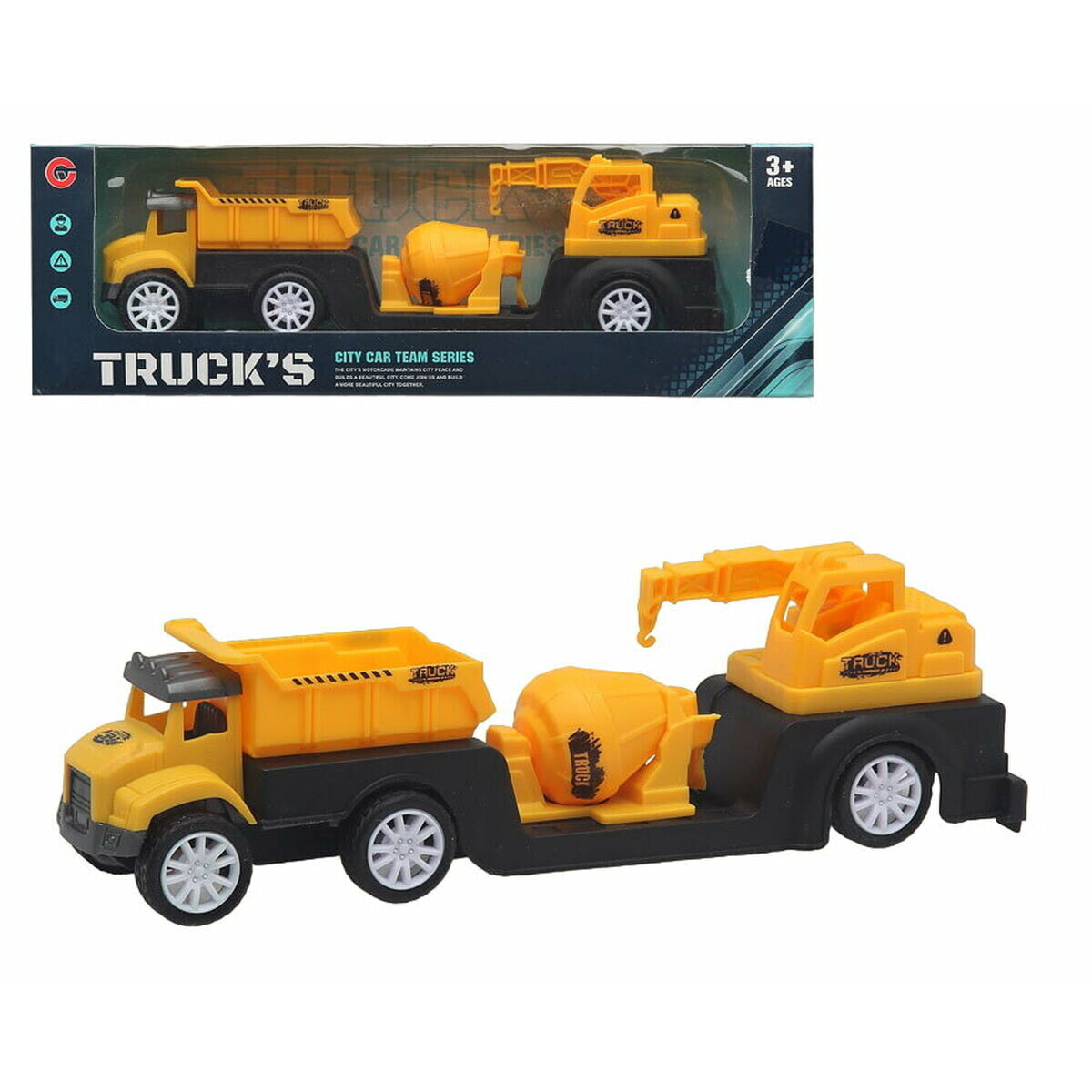 Lorry 22 x 7 cm Yellow