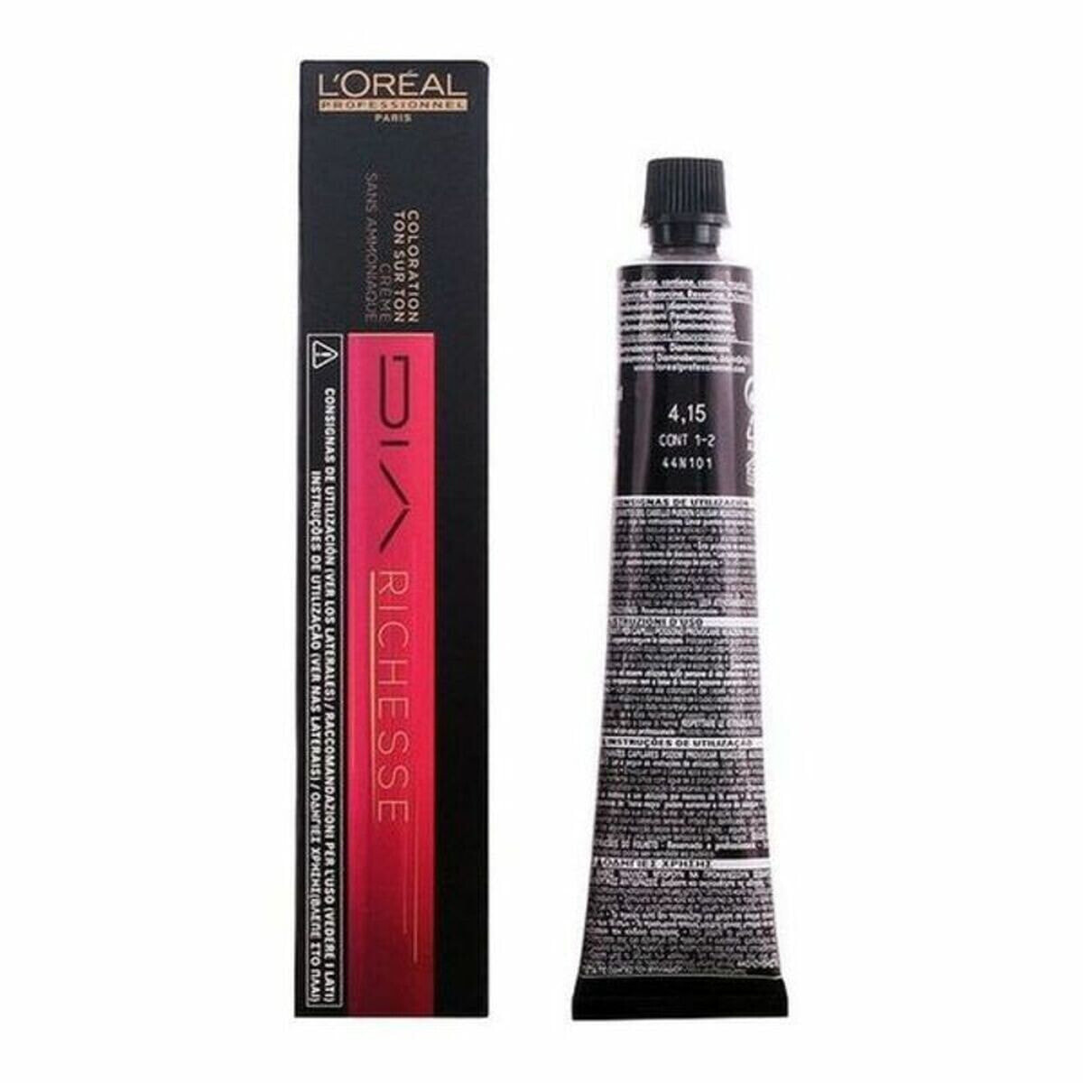 Краска без содержания аммиака Dia Richesse L'Oreal Professionnel Paris Dia Richesse Nº 4,15 Nº 4,15 50 ml